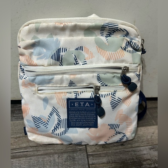 E.T.A. Rosetti Travel Purse Pouch Crossbody Secure Passport IDs Cellphone Cards - Picture 4 of 6